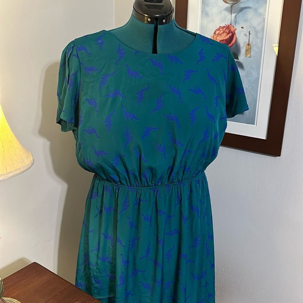 Peach Love Dinosaur Dress